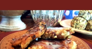 Griddled Holiday Bread Pudding