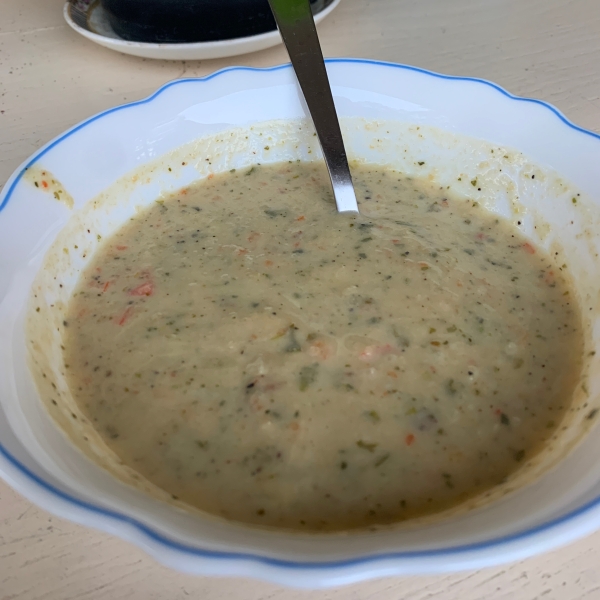 Creamy, Cheesy Zucchini Soup