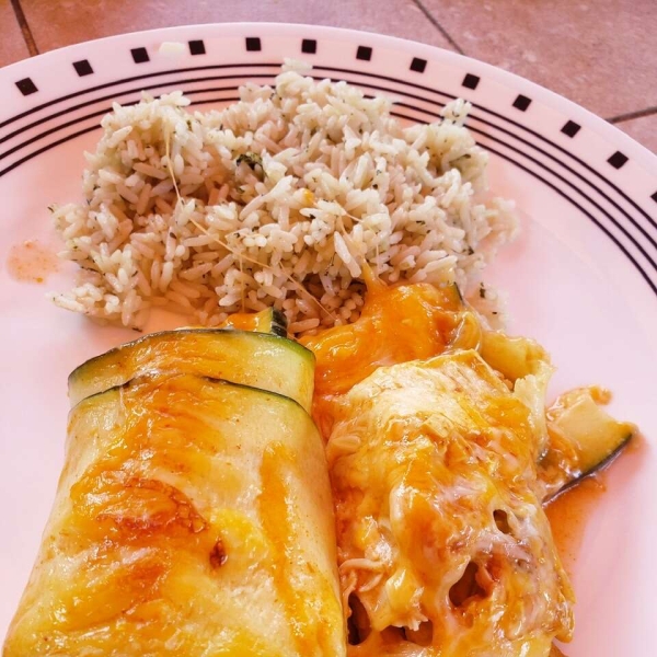 Chicken Zucchini Enchiladas