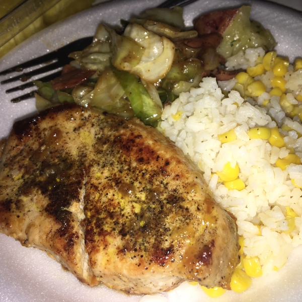 Honey Mustard Dream Delight Pork Chops