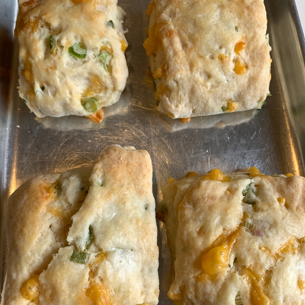 Irish Cheddar Spring Onion Biscuits