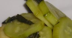 Minted Marinated Zucchini