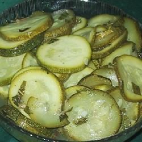 Minted Marinated Zucchini