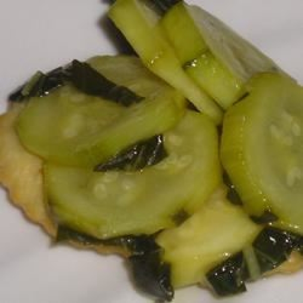 Minted Marinated Zucchini