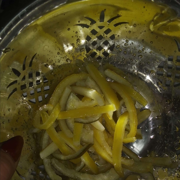 Candied Lemon Peel