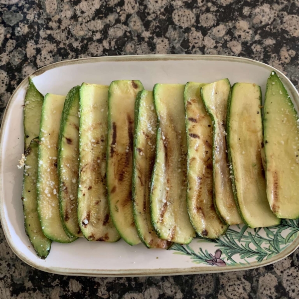 Grilled Parmesan Zucchini