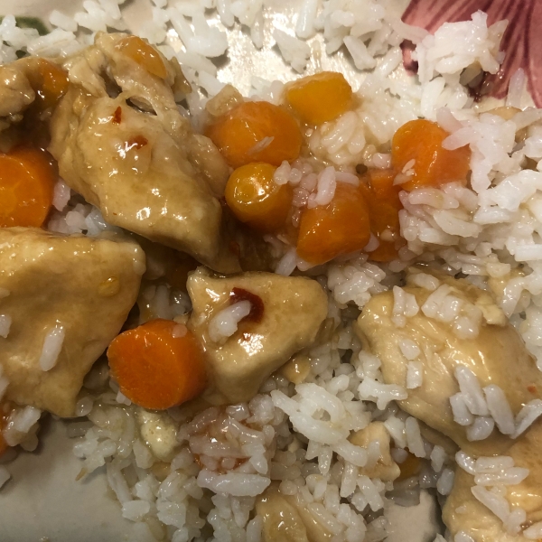 Chicken Delirious and Buttered Rice (for Pressure Cooker)