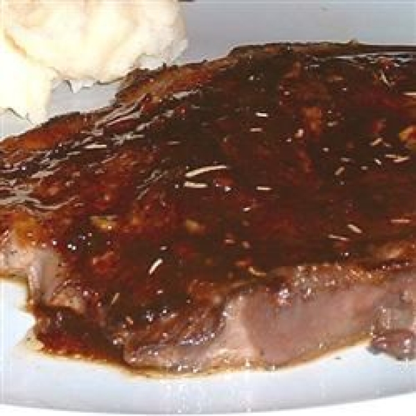 Pan-Fried Steak with Marsala Sauce