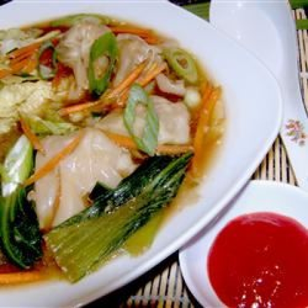 Wonton Soup without Ginger
