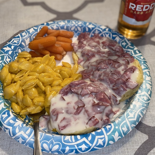 Creamed Chipped Beef on Toast