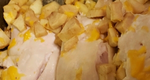 Apple and Cheddar Stuffed Chicken