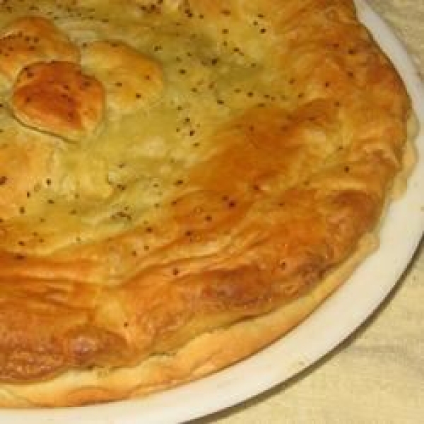 Asparagus and Mushroom Puff Pastry Pie