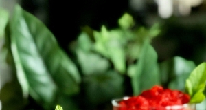 Fresh Strawberry Granita