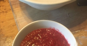 Easy Strawberry Rhubarb Sauce