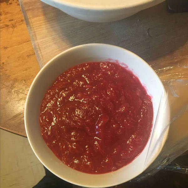 Easy Strawberry Rhubarb Sauce