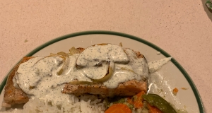 Salmon with Creamy Dill Sauce