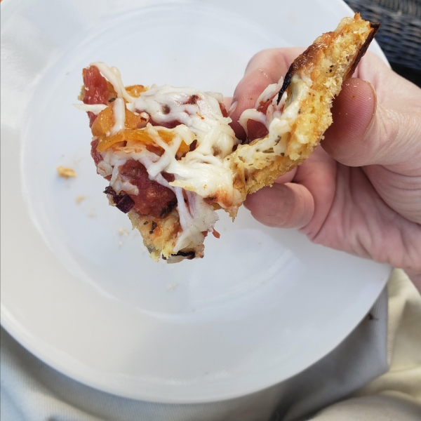 Keto Chicken Crust Pizza