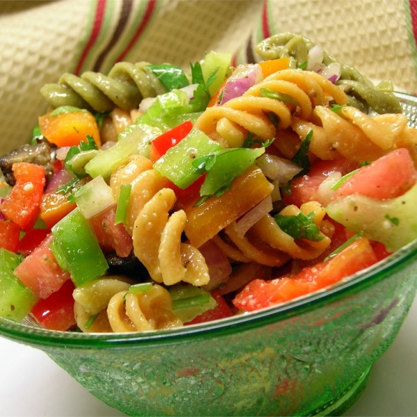 Three Pepper Pasta Salad