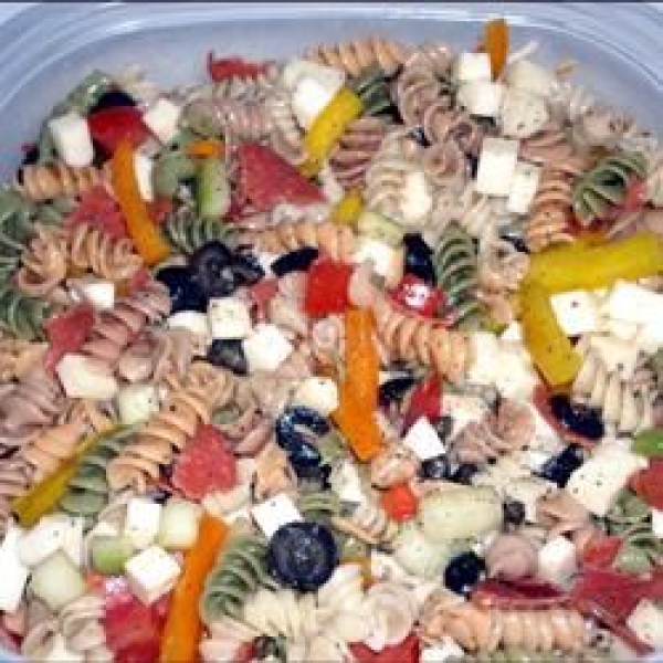 Three Pepper Pasta Salad