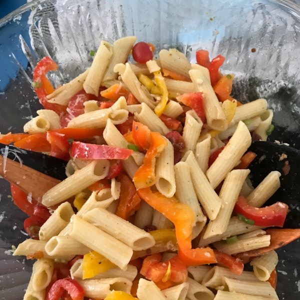 Three Pepper Pasta Salad