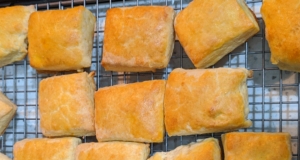 Cheddar Biscuits with Chive Butter