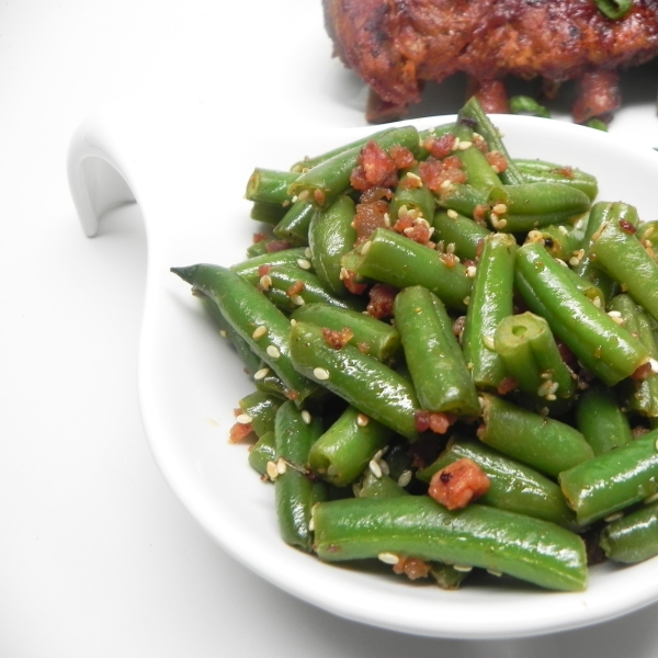 Quick, Smoky Green Beans