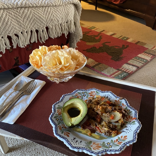 Serbian Ground Beef, Veggie, and Potato Bake