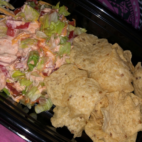 Taco Dip with Refried Beans