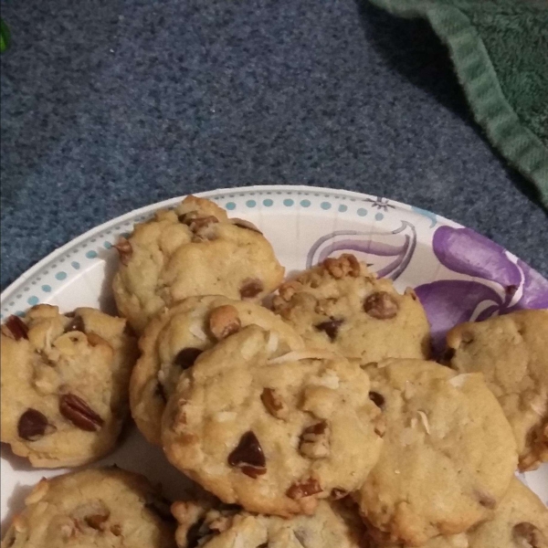 Pecan Coconut Chocolate Chip Cookies