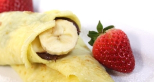 Chocolate Hazelnut Fruit Crepes