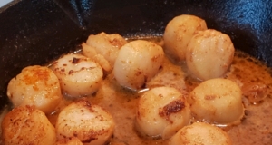 Quick Pan-Seared Scallops