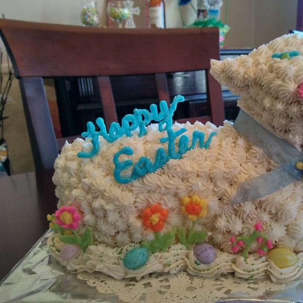 Easter Lamb Pound Cake