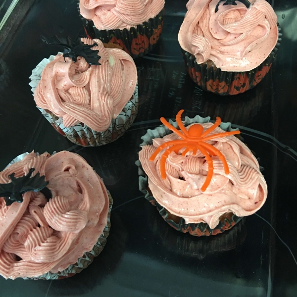 Real Strawberry Cupcakes