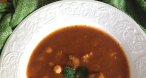 Chorba Hamra bel Frik (Algerian Lamb, Tomato, and Freekeh Soup)
