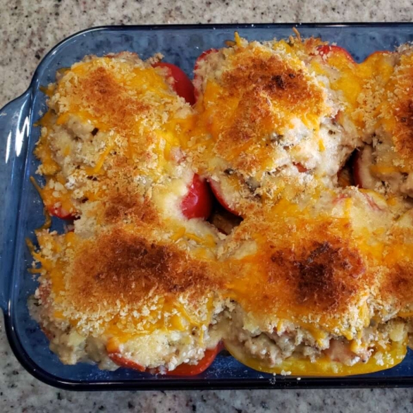 Turkey-Stuffed Peppers