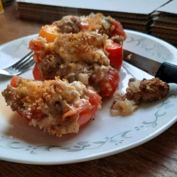 Turkey-Stuffed Peppers