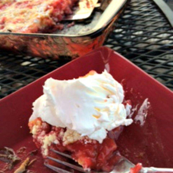 Strawberry-Rhubarb Cobbler