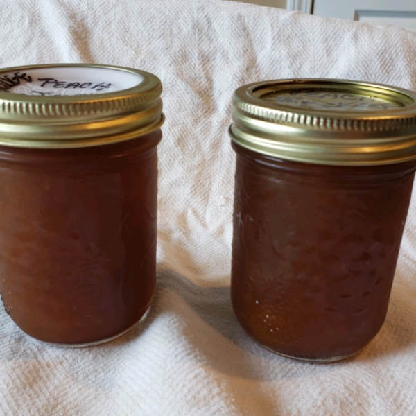 Fresh Spiced Peach Jam