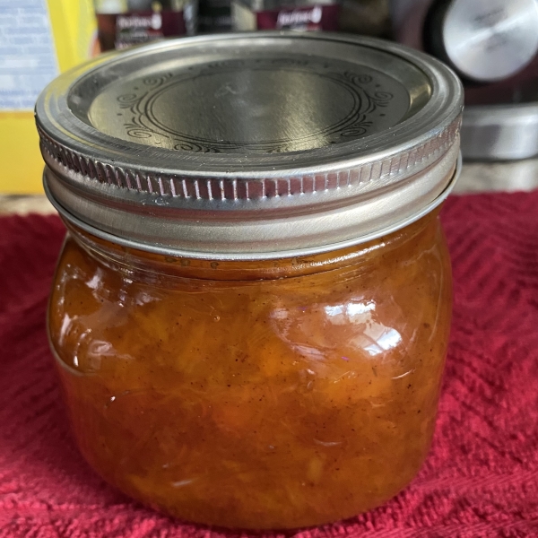 Fresh Spiced Peach Jam