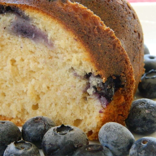 Blueberry Yogurt Pound Cake