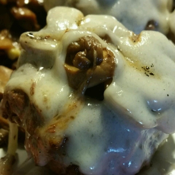 Grilled Mushroom Swiss Burgers