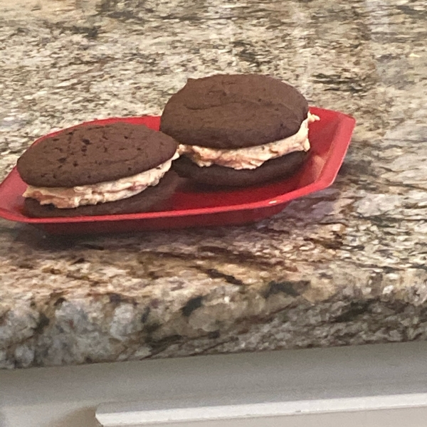 Stef's Whoopie Pies with Peanut Butter Frosting