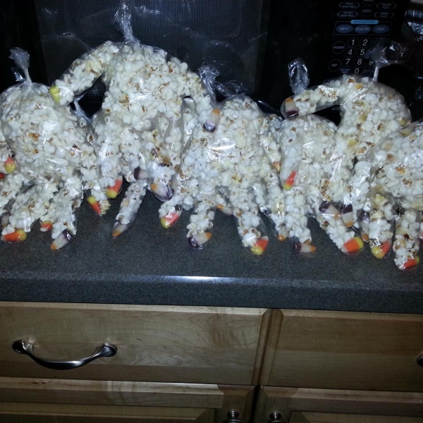 Halloween Popcorn Hands