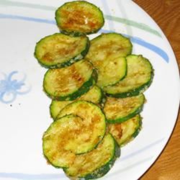 Sesame Parmesan Zucchini