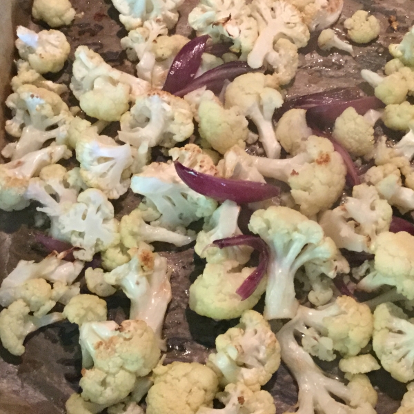 Vegan Roasted Cauliflower Salad