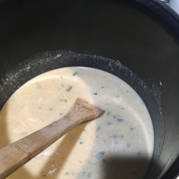 Restaurant-Style Cheesy Poblano Pepper Soup