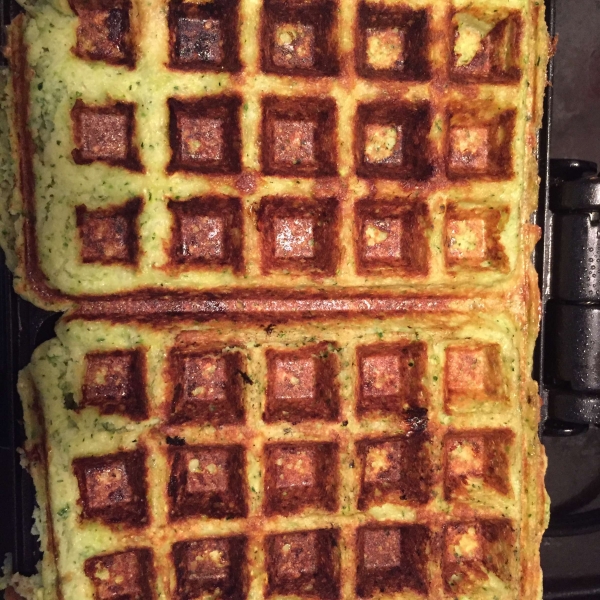 Zucchini Waffles (Green Waffles)