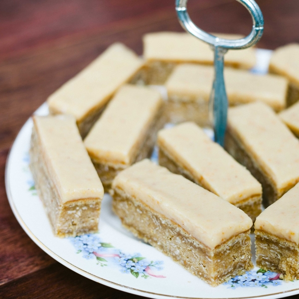 Retro School Cafeteria Peanut Butter Bars