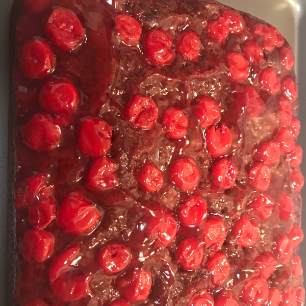 Chocolate Cherry Upside Down Cake