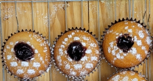 Jelly Doughnut Cupcakes